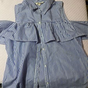 Blue lined shirt